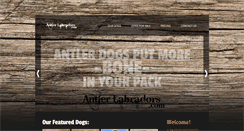 Desktop Screenshot of antlerlabradors.com